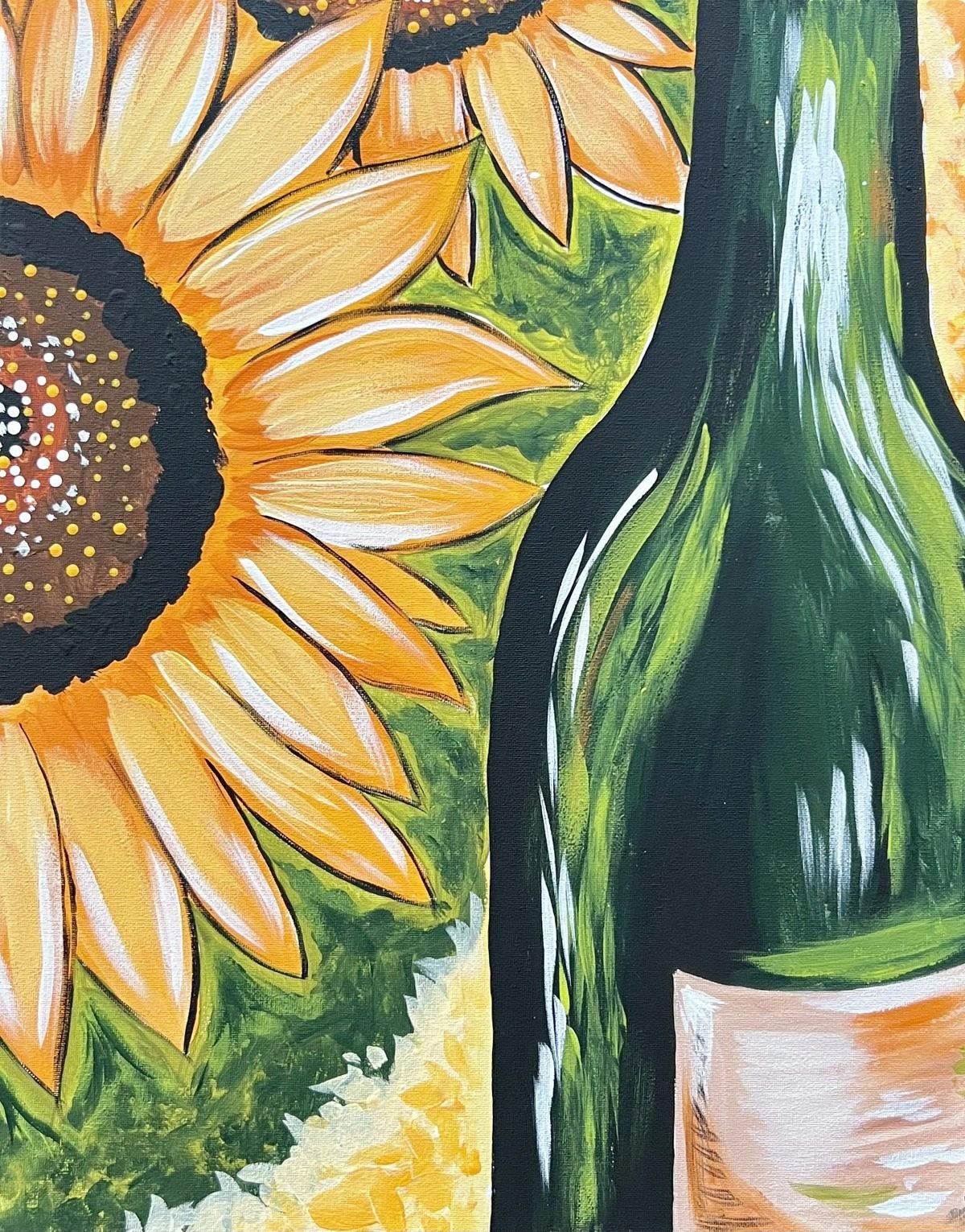 Bloom and Bottle painting